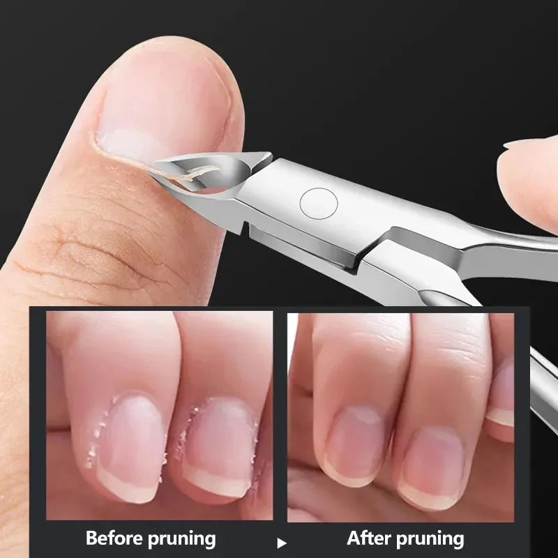 Professional Stainless Steel Cuticle Nipper – Manicure & Pedicure Cuticle Nipper Axl