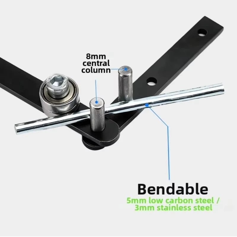 Heavy Duty Steel Wire & Bar Bender Tool – 1–280° Manual Wire Bending Tool Axl