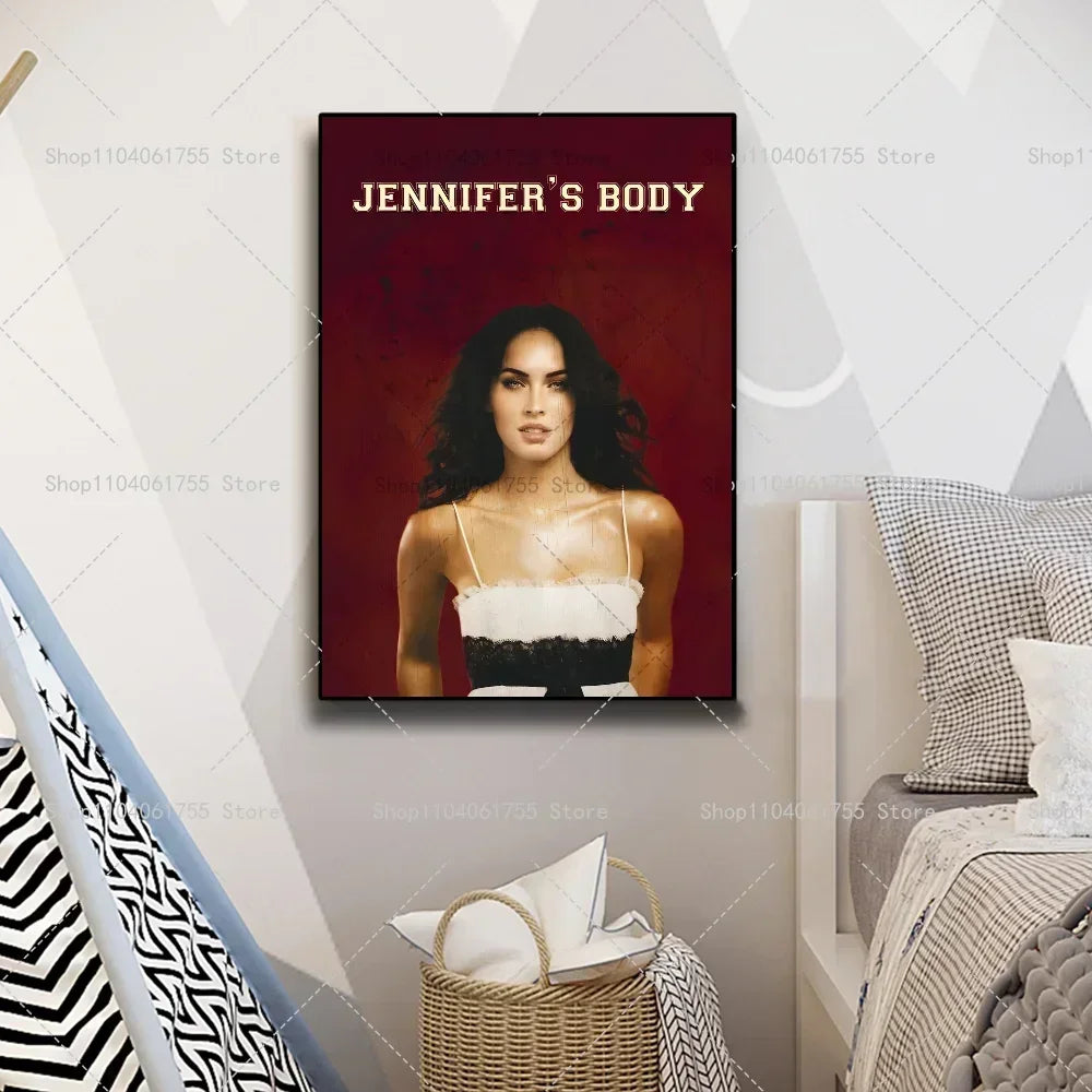 Jennifer's Body Horror Movie Poster – Waterproof Wall Art Sticker Movie Wall Poster Axl
