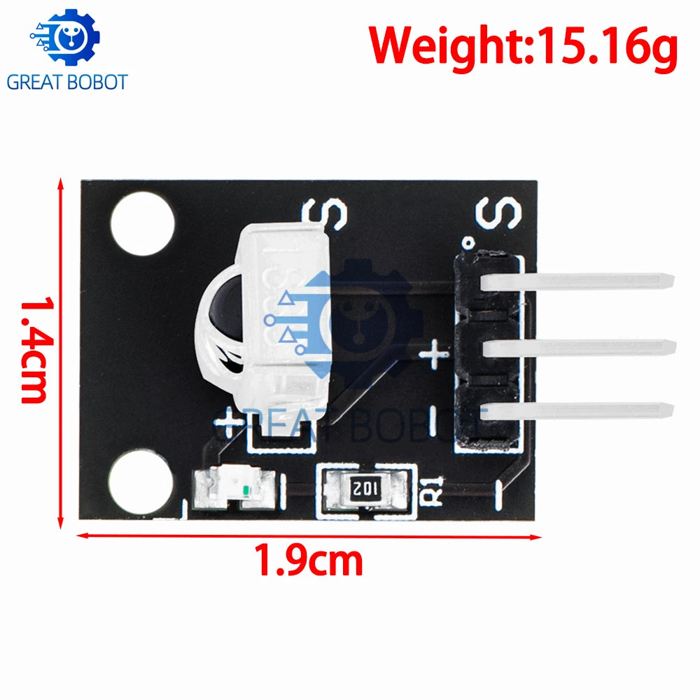 HX1838 IR Remote Control Module Kit for Arduino & Raspberry Pi IR Receiver Module Axl