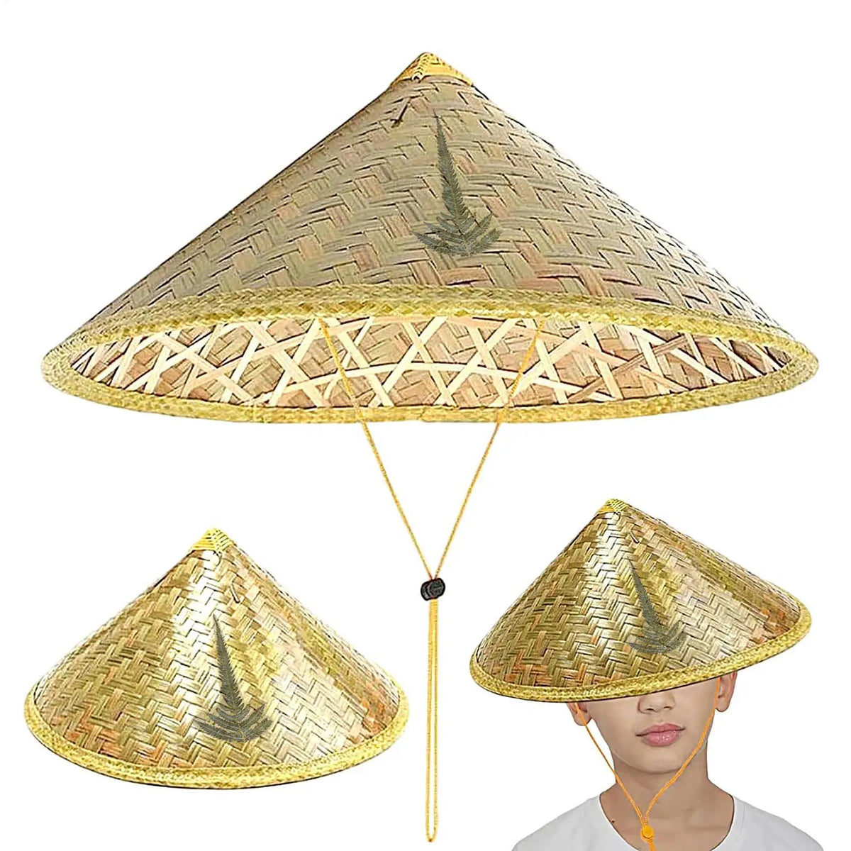 Handmade Chinese Straw Hat – Foldable Sun Hat for Beach & Hiking Straw Sun Hat Axl