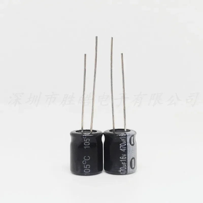 NioCen 16V 470uF Aluminum Electrolytic Capacitors 10x16mm Electrolytic Capacitor Axl