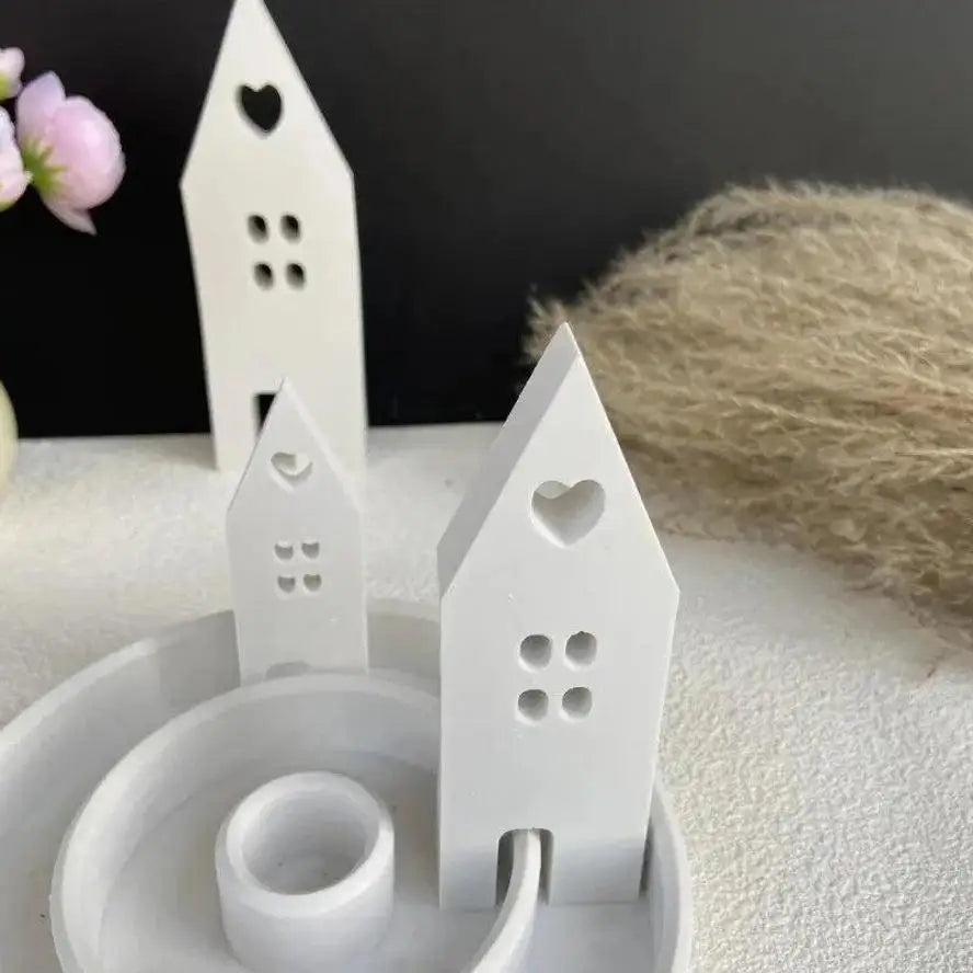 Mini House Silicone Mold – DIY Resin, Concrete & Candle Casting Silicone Casting Mold Axl
