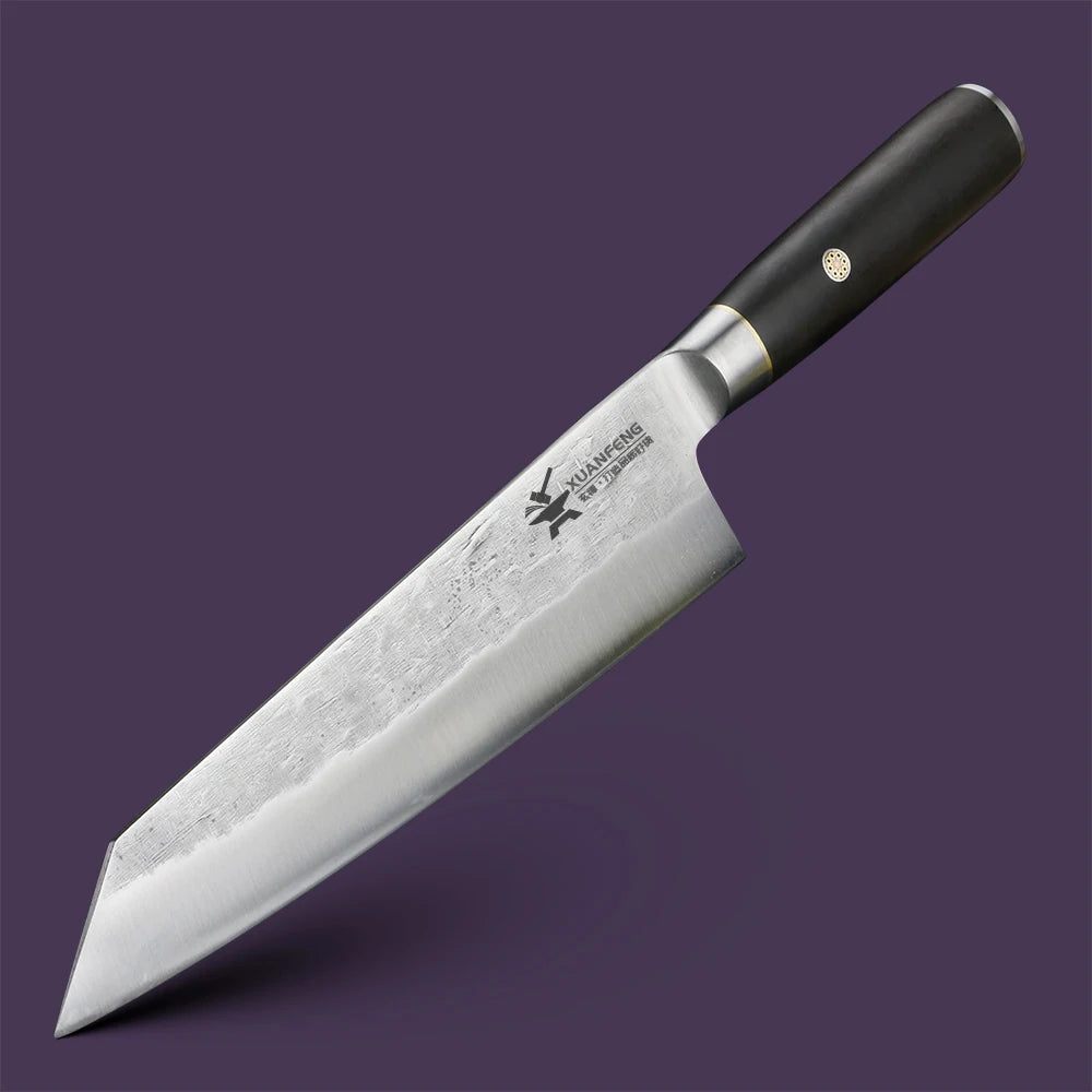 XUAN FENG Hand Forged 9CR18 Chef Knife – Wood Handle Chef Knife Axl 1 pcs