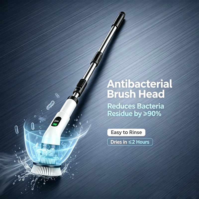 Cordless Electric Spin Scrubber – 7-in-1 Cleaning Brush Kit Electric Spin Scrubber Axl