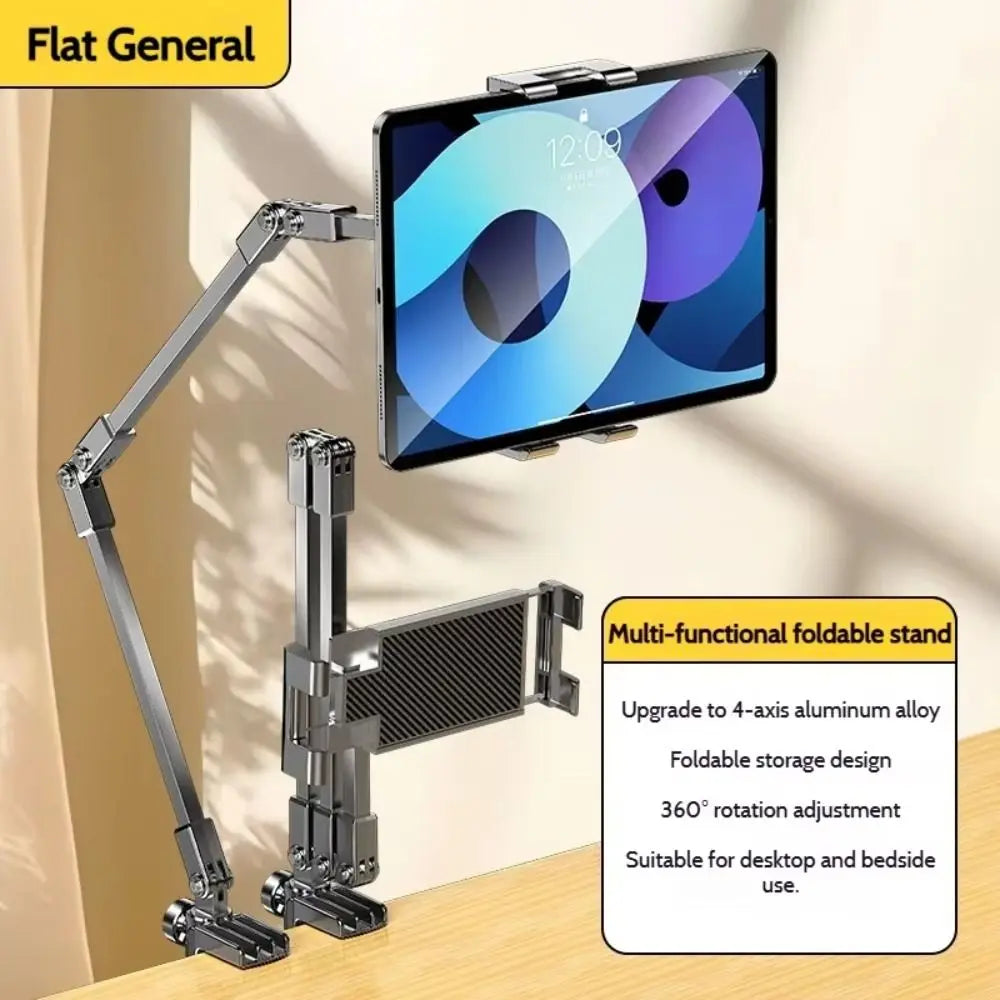 Foldable 3-Arm Tablet & Phone Stand | 5–12 Inch Lazy Bracket Tablet Phone Stand Axl