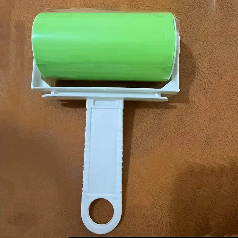 Reusable Pet Hair Remover Roller – Washable Sticky Brush & Lid Pet Hair Remover Axl green