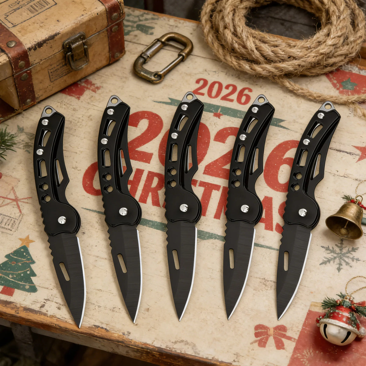Stainless Steel Utility Pocket Knife – Camping, Hiking & EDC Utility Pocket Knife Axl