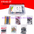 6-in-1 Electronic Components Kit – Resistors, LEDs, Diodes & More Electronic Components Kit Axl Have Box