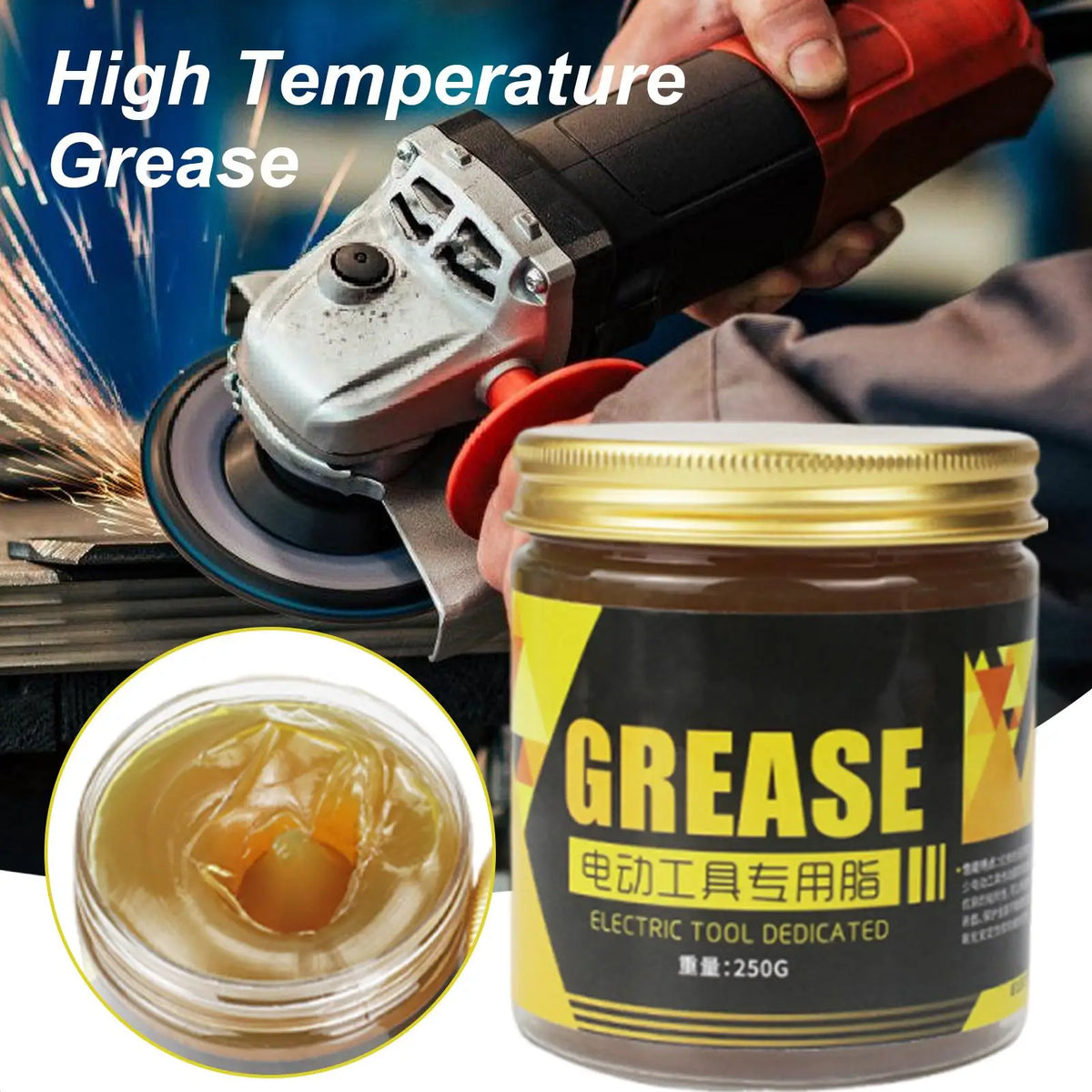 250g All-Purpose Grease – Automotive & Industrial Lubricant Industrial Lubricant Grease Axl