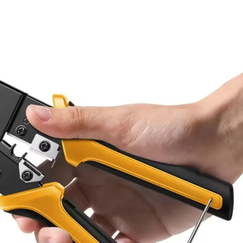 RJ45 Crimping Tool – LAN Cable Crimper Cutter Stripper RJ11 RJ12 Cable Crimping Tool Axl