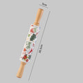 Christmas Oven Mitts – Heat Resistant Silicone & Cotton Gloves Oven Mitts Axl rolling pin
