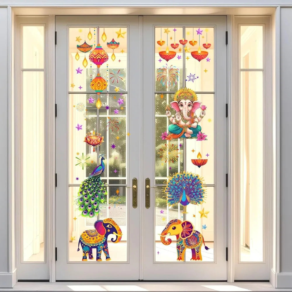 Elephant PVC Wall Stickers – Waterproof Self-Adhesive Decals 2pc Wall Decal Stickers Axl