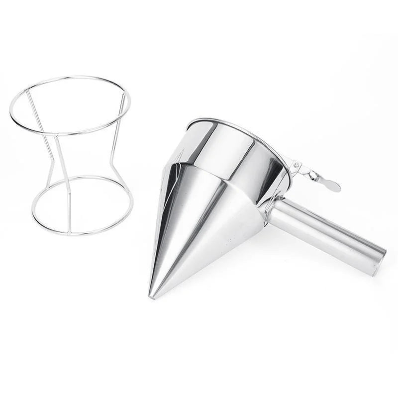 Stainless Steel Batter Dispenser with Stand – 600ml & 1200ml Batter Dispenser Axl