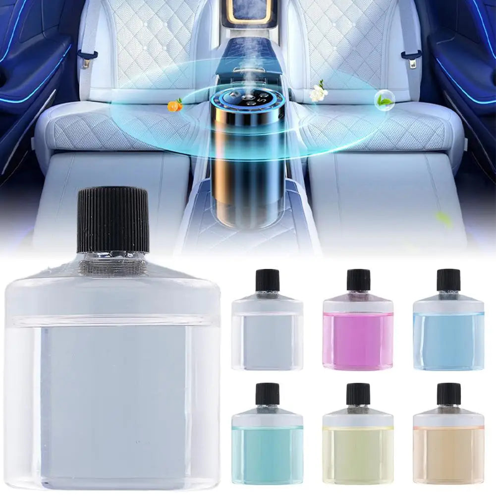 6-Pack Car Aromatherapy Diffuser Refill Oils – 50ml Natural Scent Car Fragrance Refill Axl