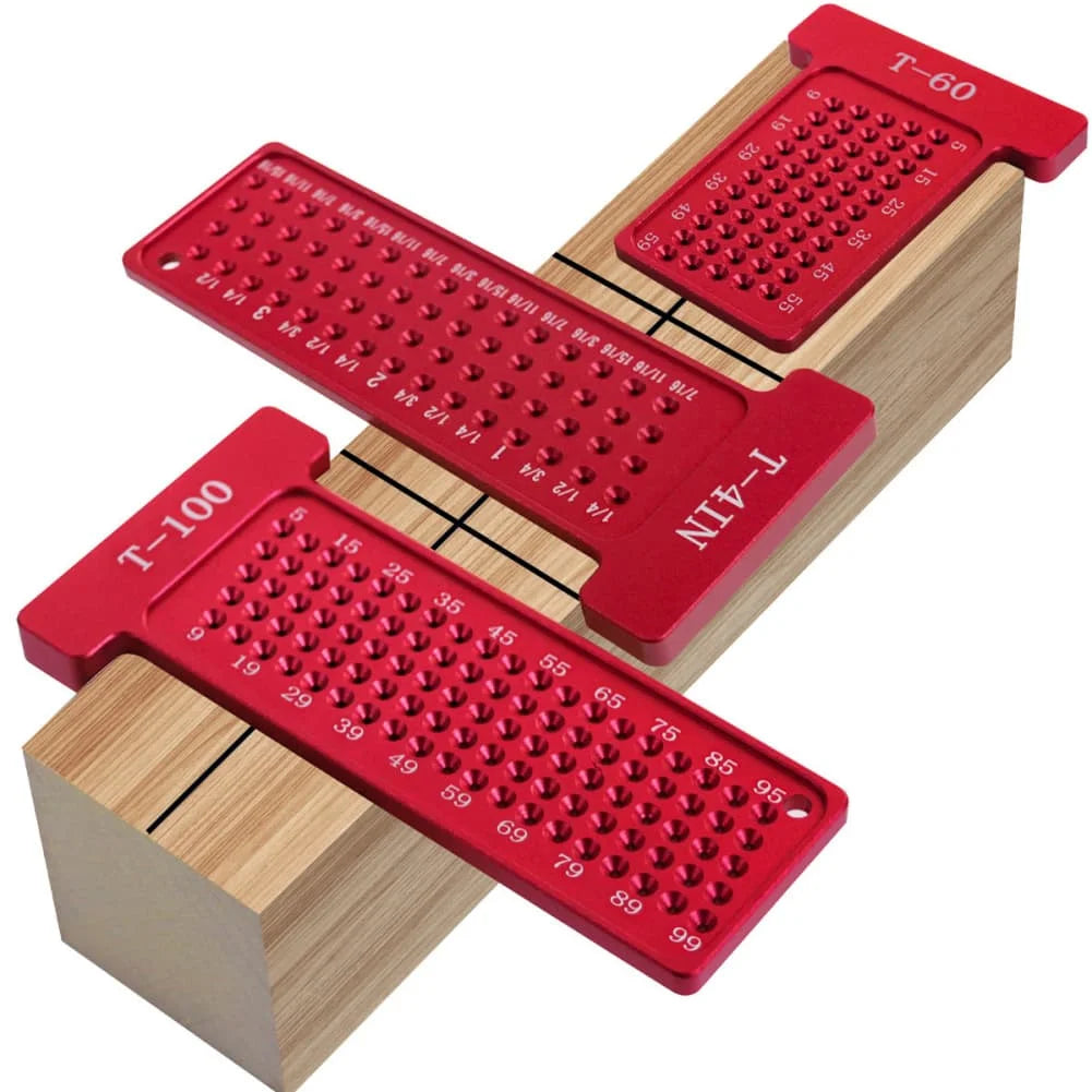 Aluminum T-Square Woodworking Marking Gauge & Layout Ruler Woodworking Marking Gauge Axl