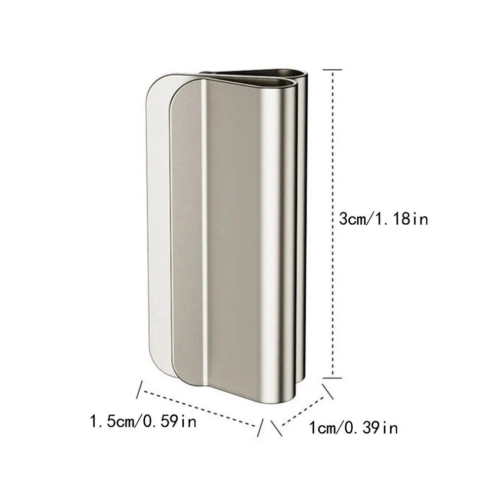 10 Pairs Magnetic Curtain Clips – Block Light & Close Drapes Curtain Closure Clips Axl Silver