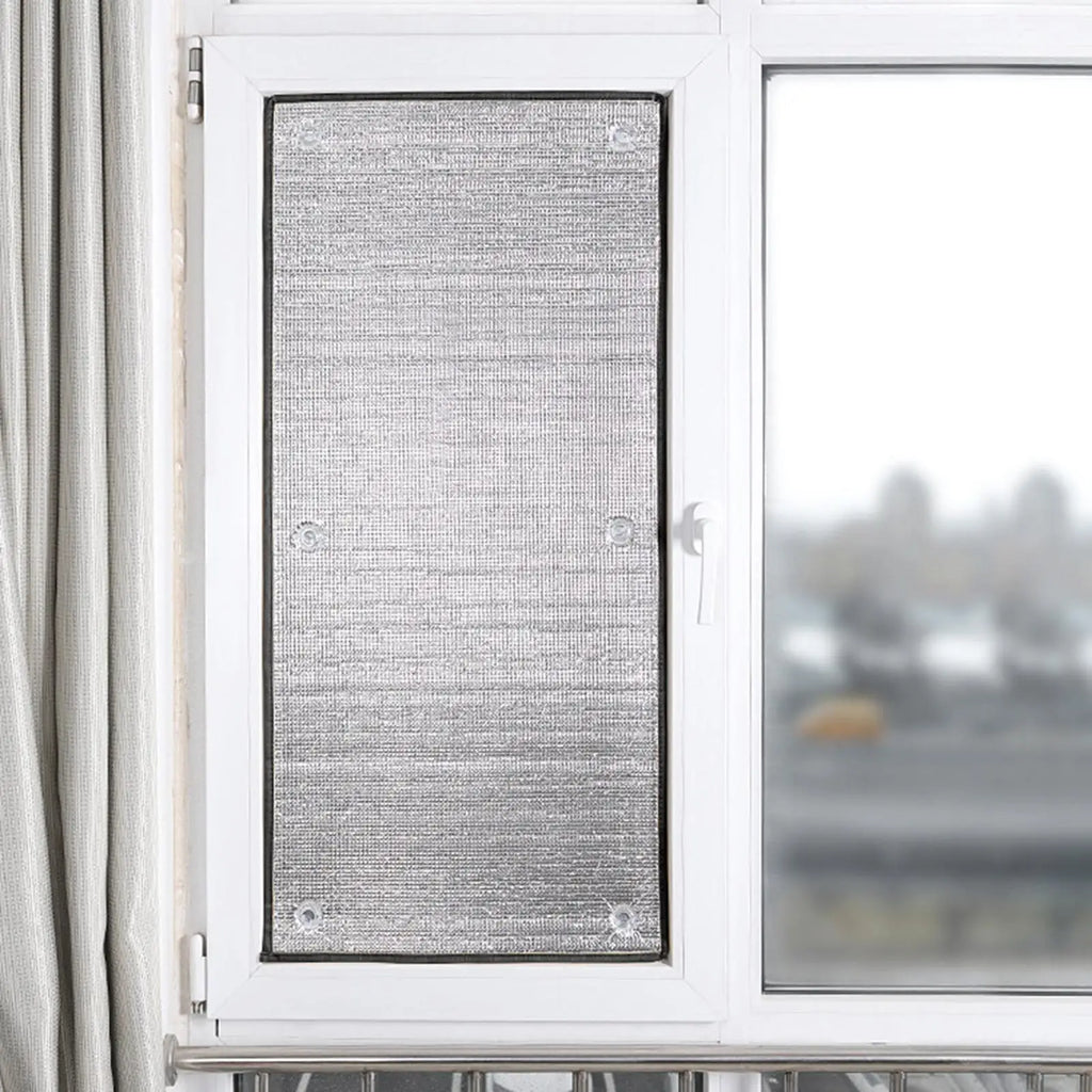 Blackout Window Film UV & Heat Blocking Aluminum Foil Shade Window Film Axl