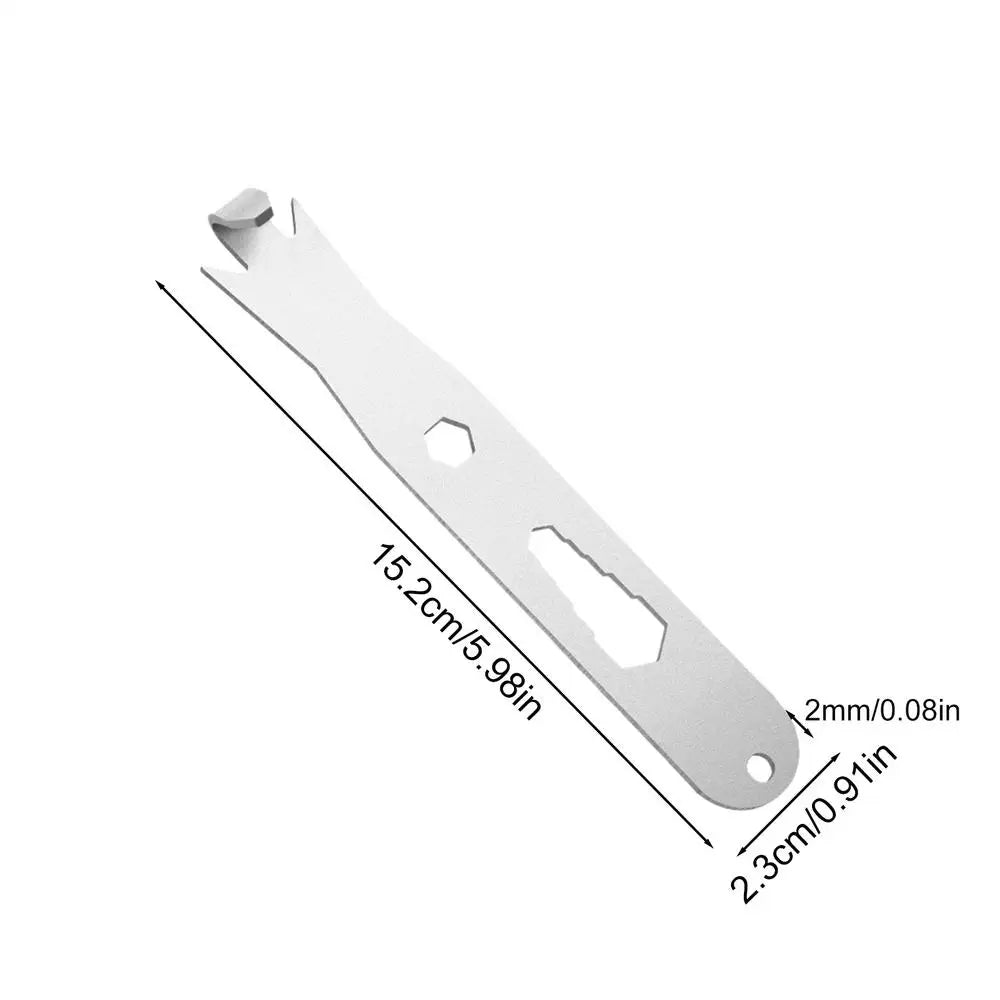 Stainless Steel Fence Wire Twister Tool – Hex Handle Wire Twisting Tool Axl Silver