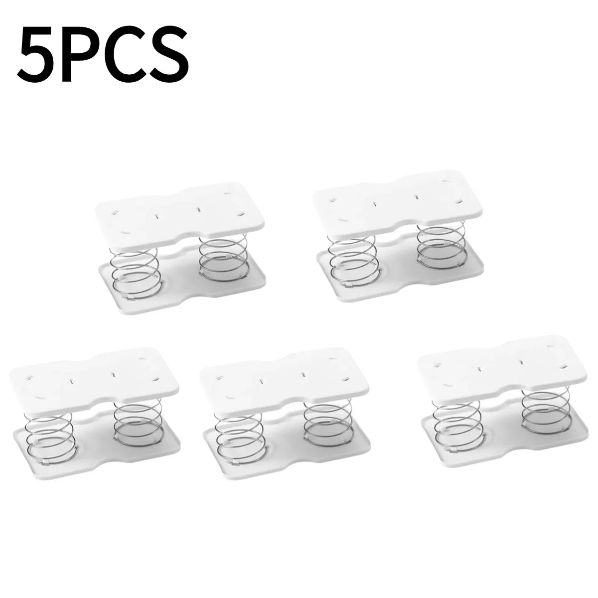 Spring-Loaded Tissue Dispenser – Auto Lift Holder for Home & Office Tissue Box Dispenser Axl White 5PCS