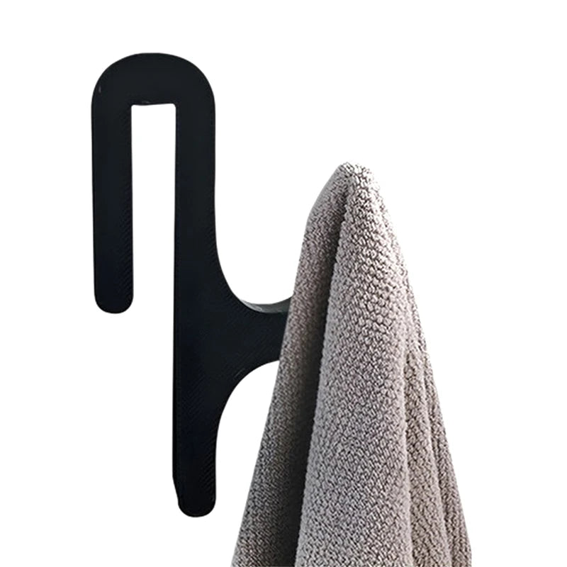 No-Drill Shower Door Hook for 8mm Glass – Towel & Robe Hanger Bathroom Door Hook Axl