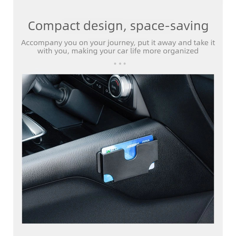 Car Visor Card Holder Storage Box – Multi-Slot Organizer Car Visor Organizer Axl