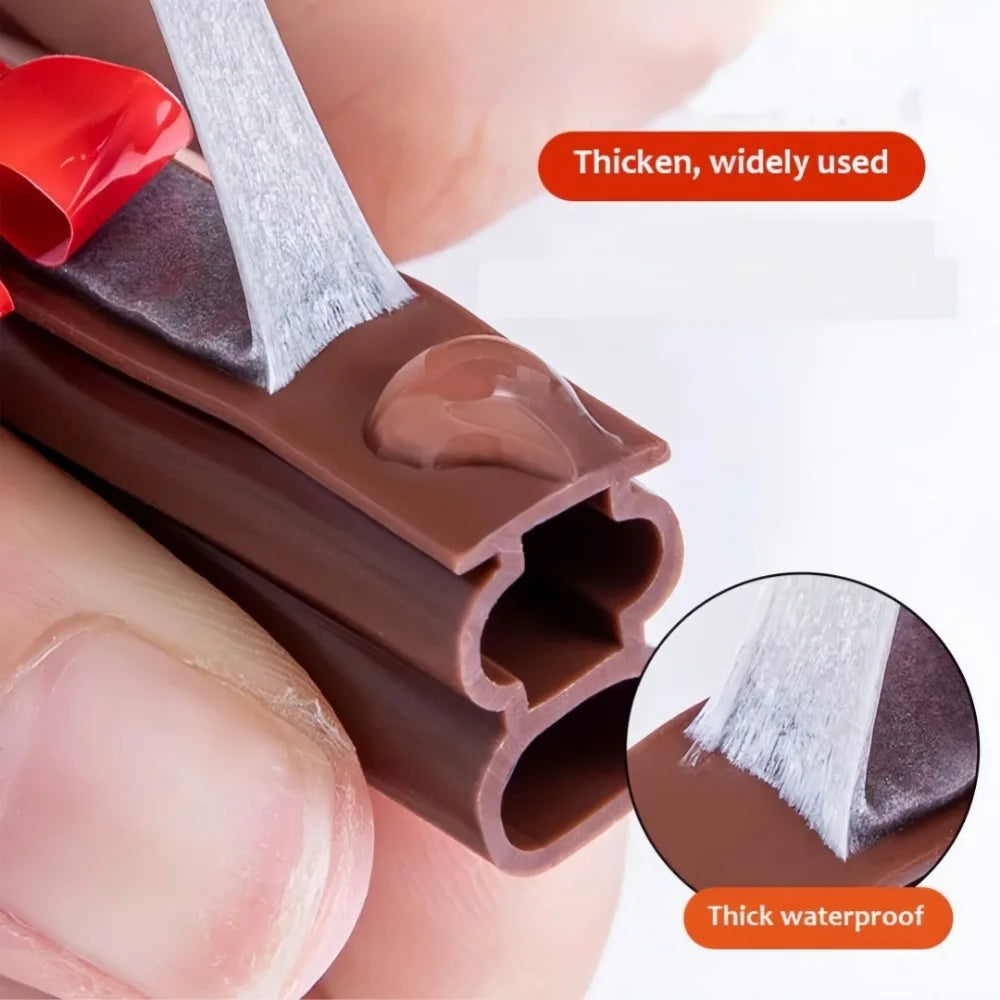 Self-Adhesive I-Shape Door & Window Sealing Strip 2/6/10M Door Weather Seal Axl