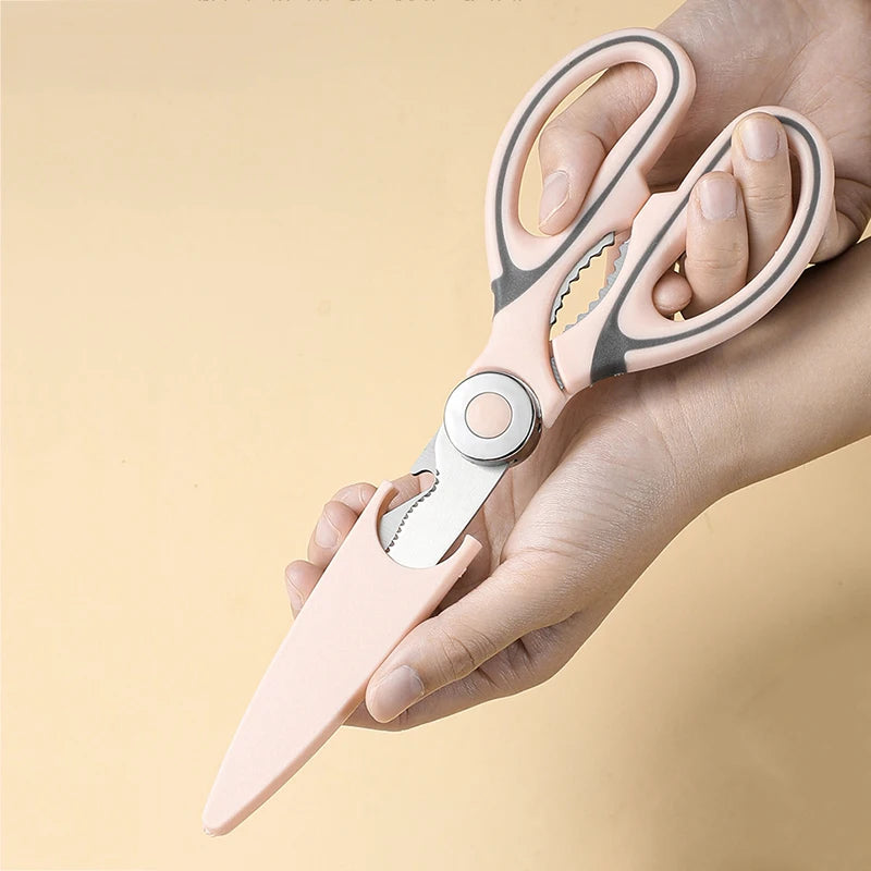 Stainless Steel Multifunctional Kitchen Scissors – Meat & Fish Kitchen Scissors Axl