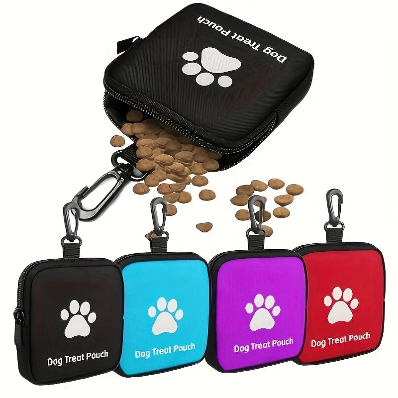 Dog Training Treat Bag – Portable Zippered Spill-Proof Pouch Dog Treat Pouch Axl