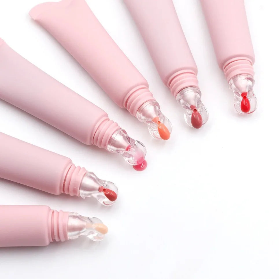 24-Color Vegan Moisturizing Lip Gloss Set – Soft Tube Glaze Lip Gloss Set Axl