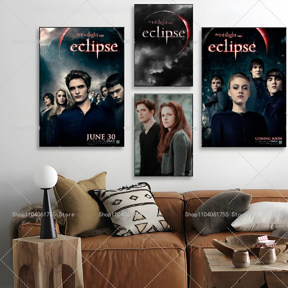 Twilight Movie Poster – Self-Adhesive Waterproof Wall Sticker Wall Art Poster Axl