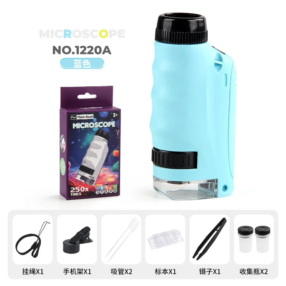 Kids Portable Mini Handheld Microscope – 500X Science Toy Kids Science Microscope Axl 4