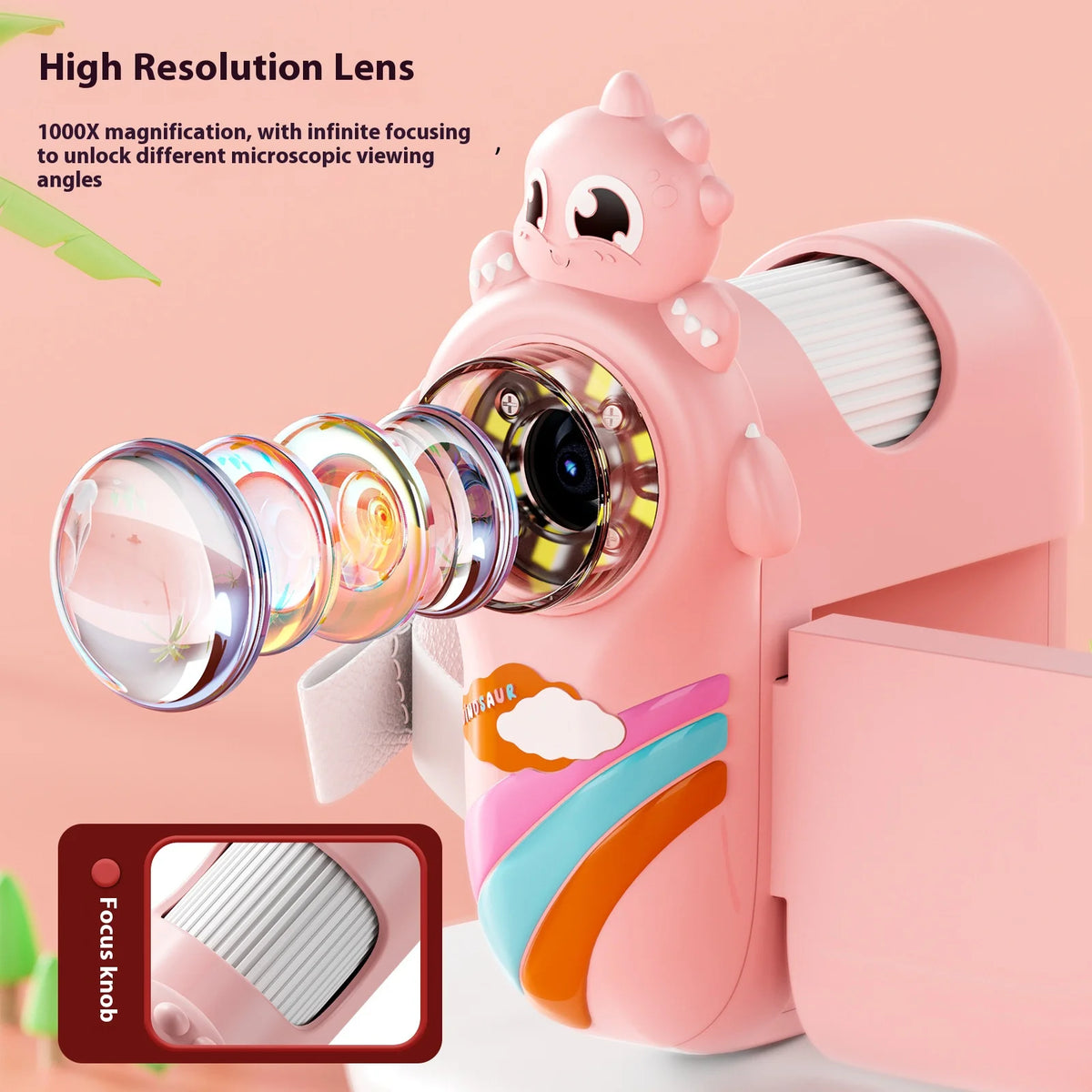 1000X Children's Handheld Microscope – HD STEM Learning Tool Children's Microscope Axl