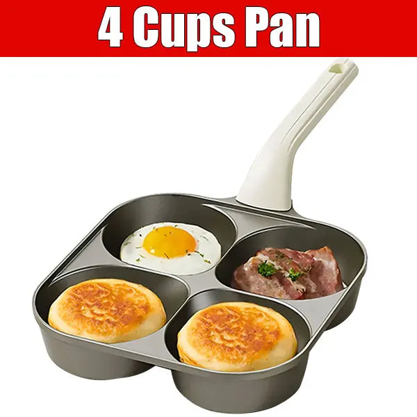 Non-Stick Titanium Egg & Omelette Pan | Breakfast Skillet Omelette Frying Pan Axl 4 Cups Pan