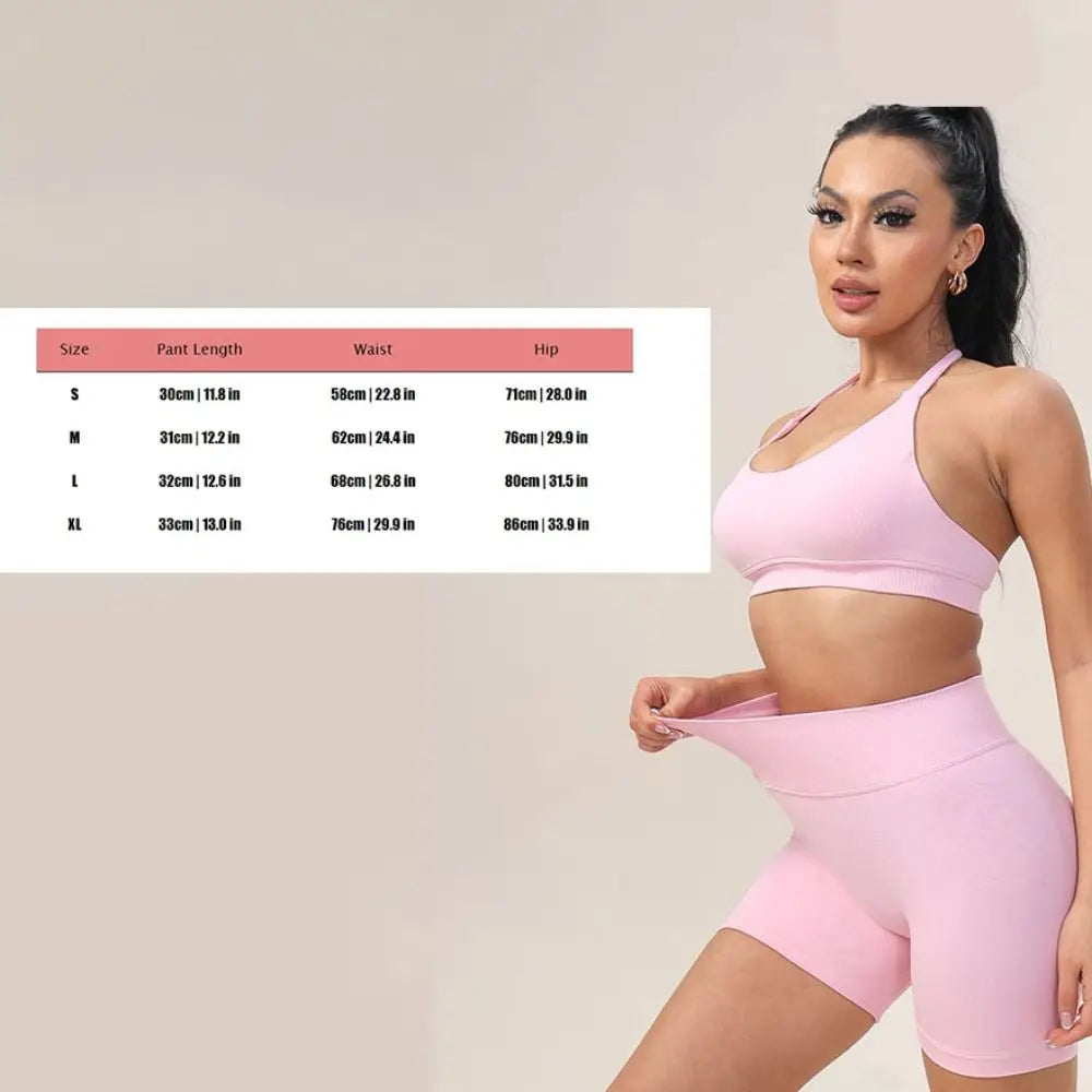 Women's Seamless Biker Shorts – Breathable Gym Fitness Leggings Women's Biker Shorts Axl