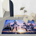 Fantasy Manga Witch Hat Flannel Floor Mat – Non-Slip Indoor Rug Flannel Floor Mat Axl White4 80x120cm