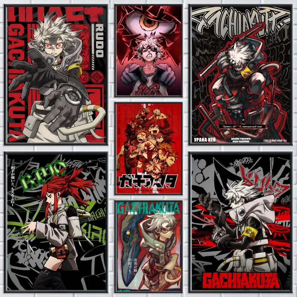 Gachiakuta Anime Canvas Poster | Frameless Wall Art Decor Canvas Wall Art Axl