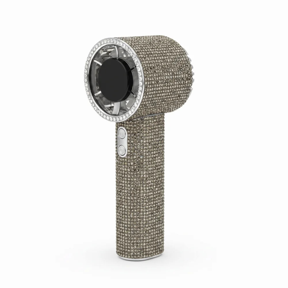 Mini Portable Diamond LED Personal Fan – Cute Sparkling Design Handheld Personal Fan Axl
