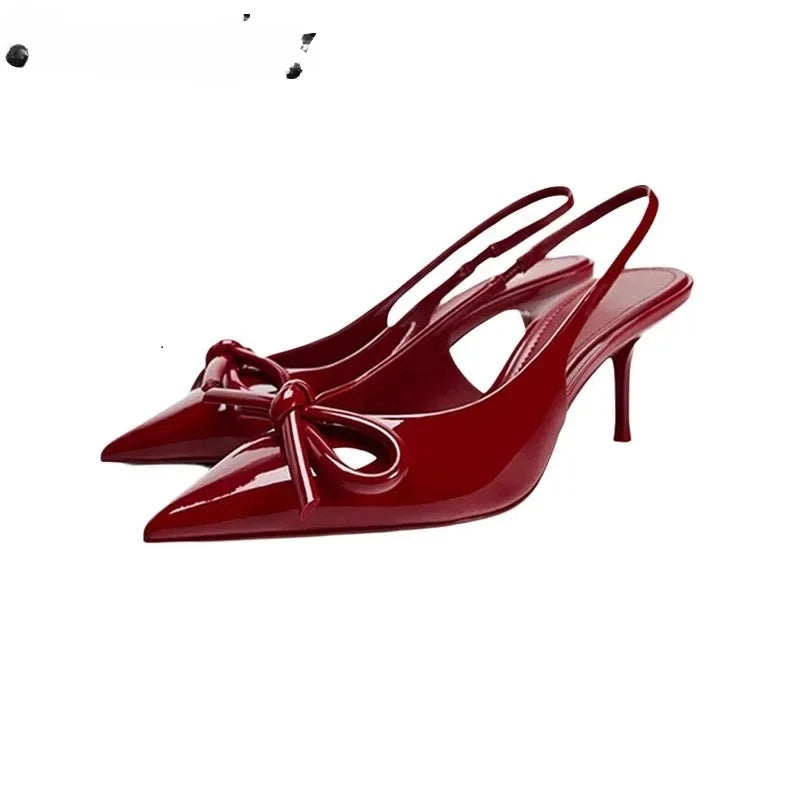 Women's Butterfly-Knot High Heel Pumps – Elegant Party Shoe High Heel Pumps Axl
