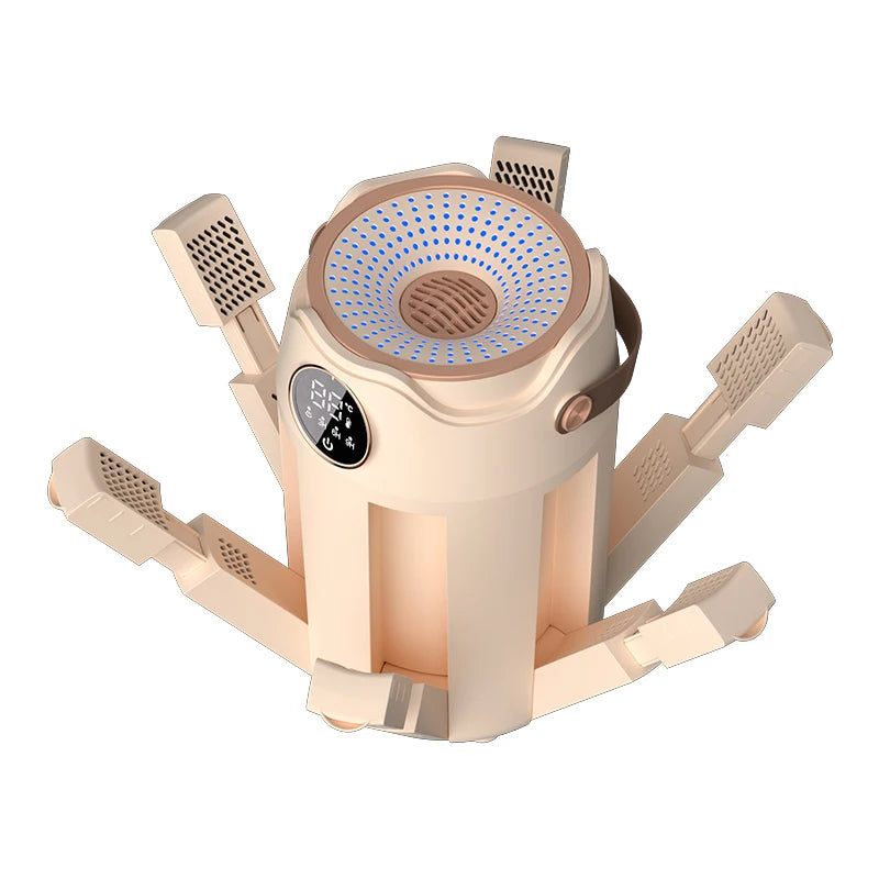 BALASHOV 150W Foldable Electric Shoe Dryer – Timed & Deodorizing Electric Shoe Dryer Axl Beige US