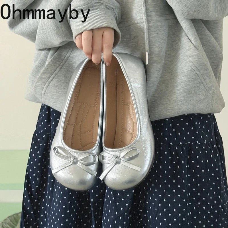 Polka Dot Mary Jane Flats – Women's Slip-On Ballet Shoes Mary Jane Flats Axl