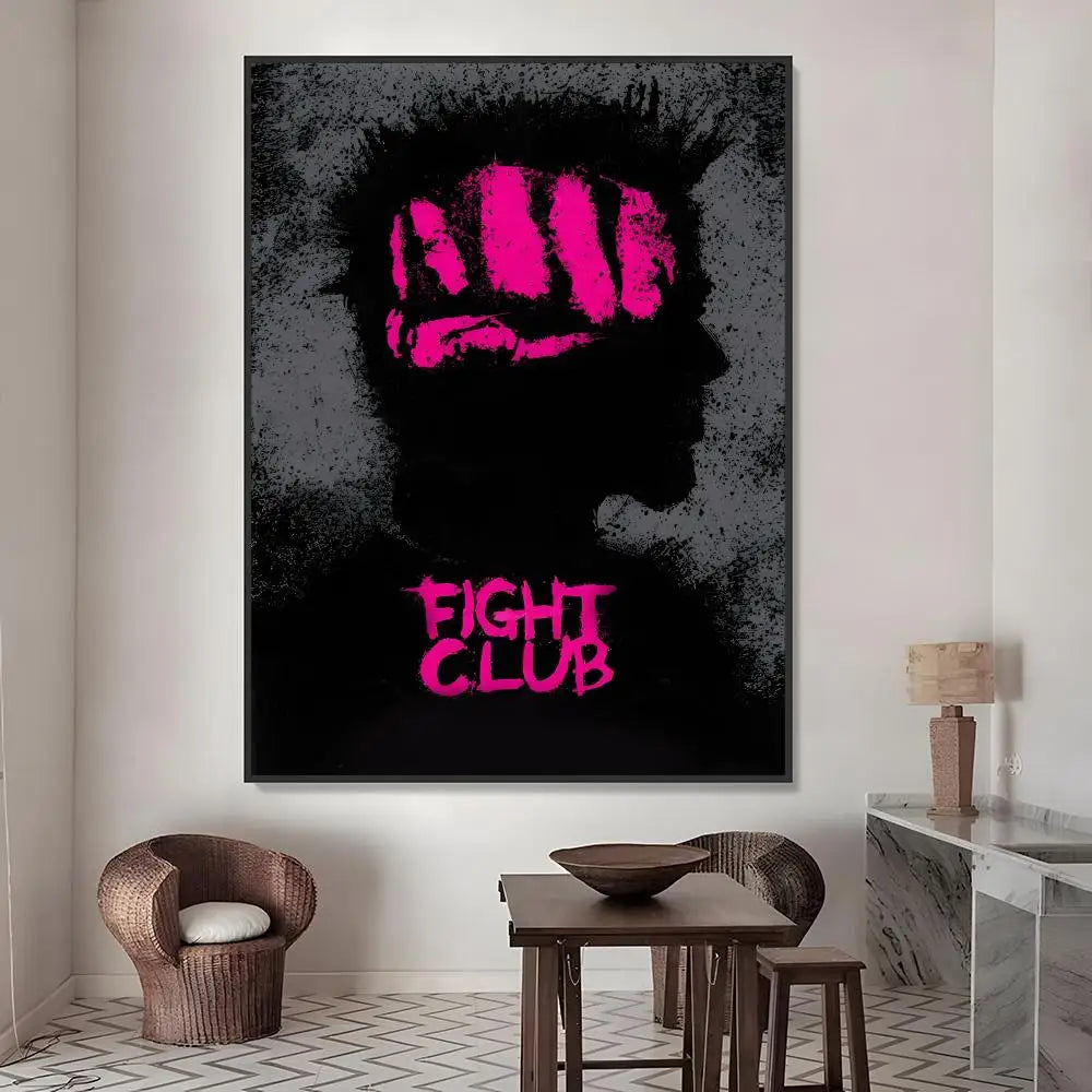 Fight Club Poster Waterproof PVC Wall Sticker | Home Décor Wall Poster Sticker Axl White01 15X20cmNoframe