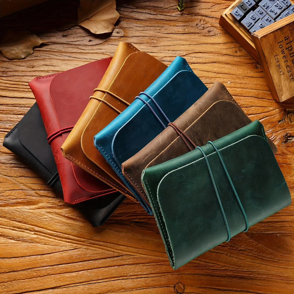 Cowhide Leather Passport Holder & Multi-Slot Card Wallet Leather Passport Wallet Axl
