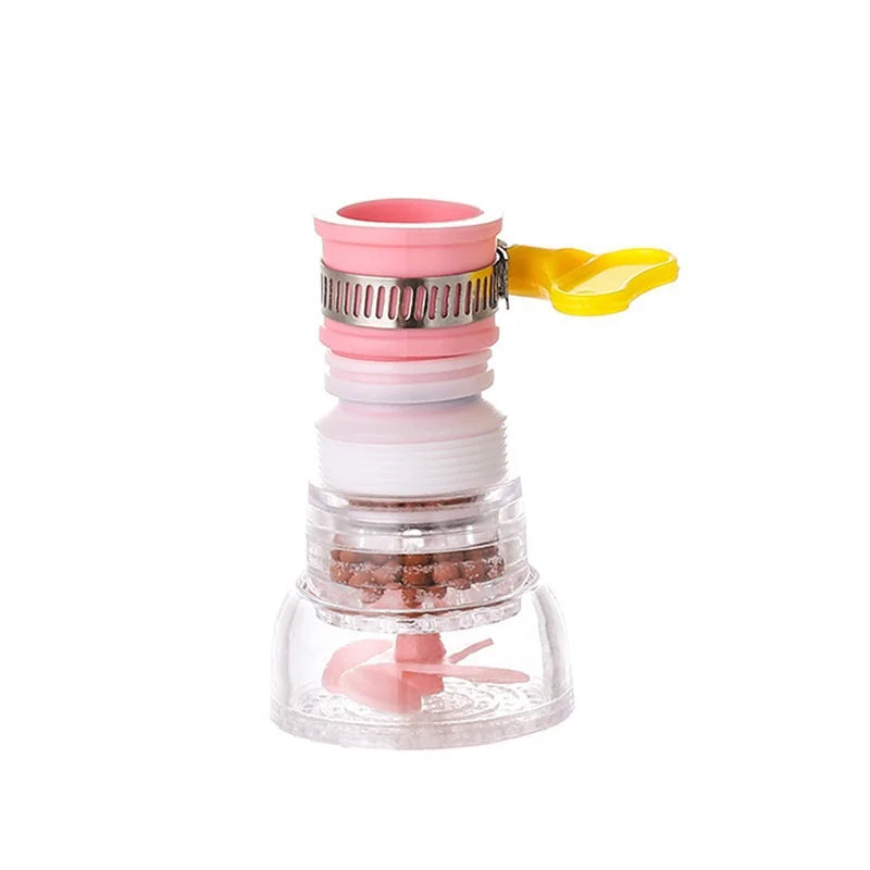 360° Rotating Faucet Aerator Extender – Water Saving Sprayer Faucet Aerator Sprayer Axl Pink