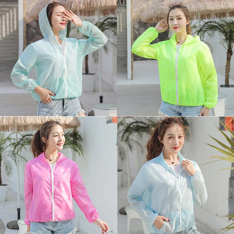 Women's Anti-UV Sun Protection Jacket – Quick Dry Windbreaker Sun Protection Jacket Axl