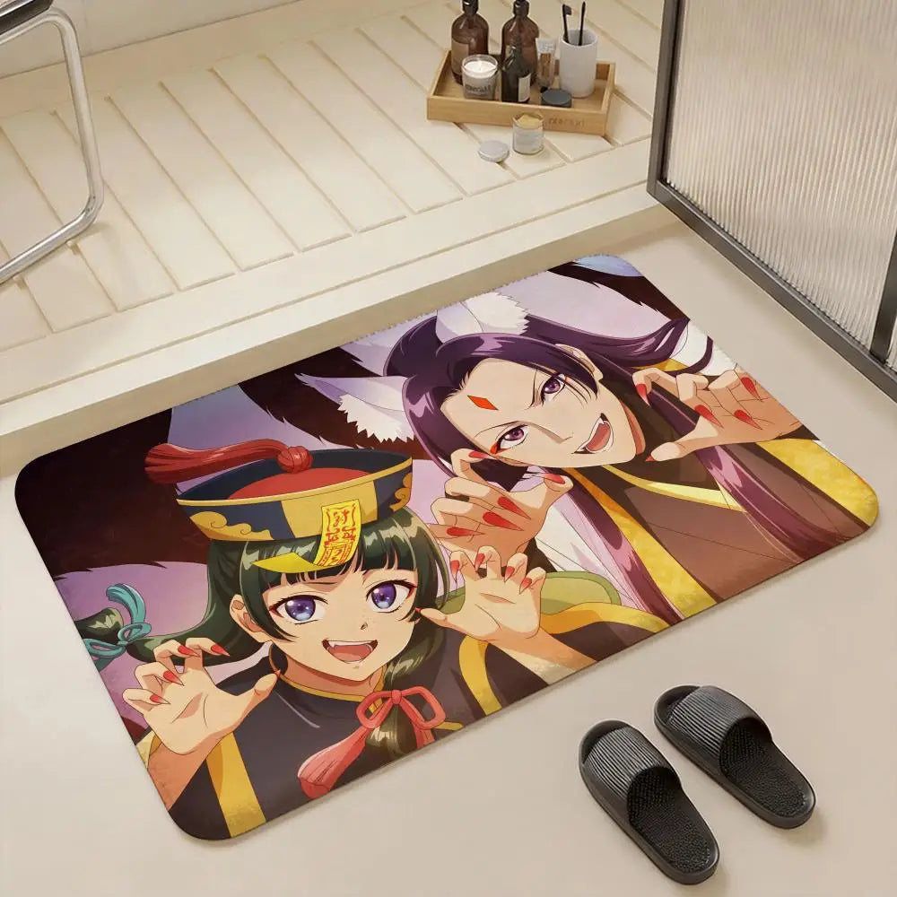 Apothecary Diaries Anime Flannel Floor Mat – Non-Slip Rug Anime Floor Mat Axl