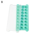 Silicone Ice Cube Tray with Lid – 14-Cube Stackable Mold Silicone Ice Tray Axl 01