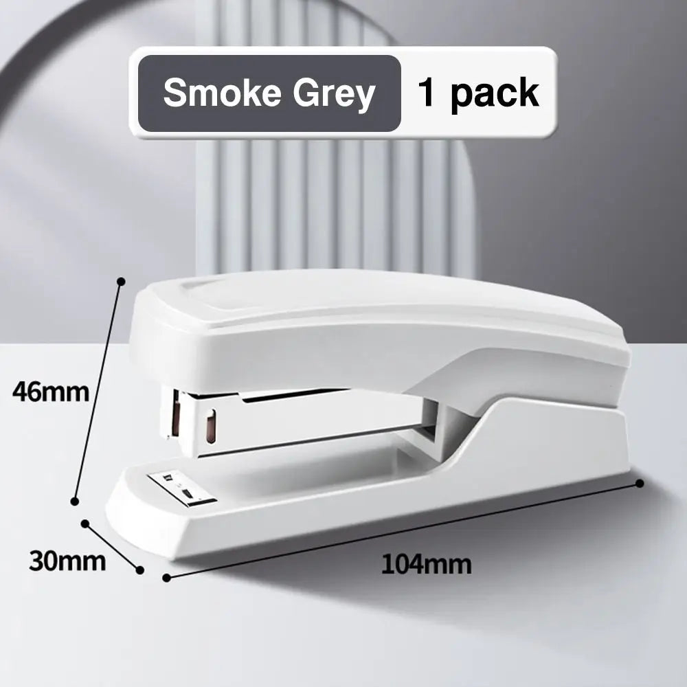 Heavy Duty Manual Stapler – Ergonomic 24/6 Stapling Machine Manual Stapler Axl Grey