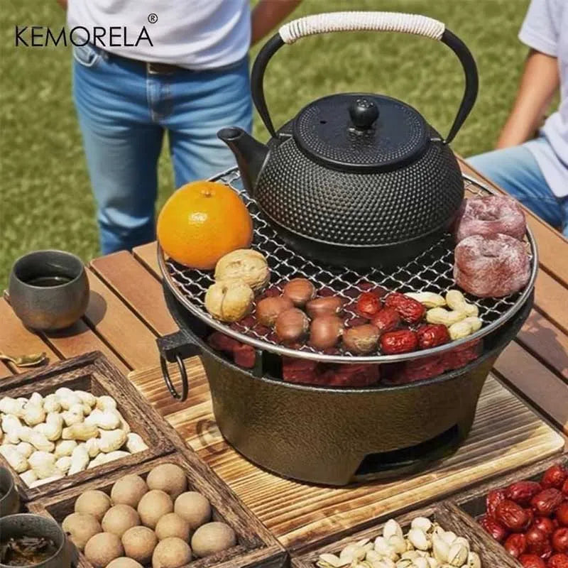 KEMORELA Japanese Cast Iron Teapot with Stainless Infuser Cast Iron Teapot Axl