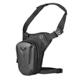 Motorcycle Hard Shell Leg & Waist Bag | Hip Bum Pack Motorcycle Waist Bag Axl black-1pcs